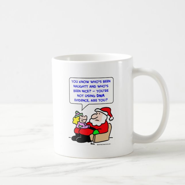Mug preuves d'ADN de Noël du père noël (Droite)