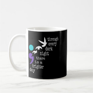 Mug Prévention de la conscience du cadeau point-virgul