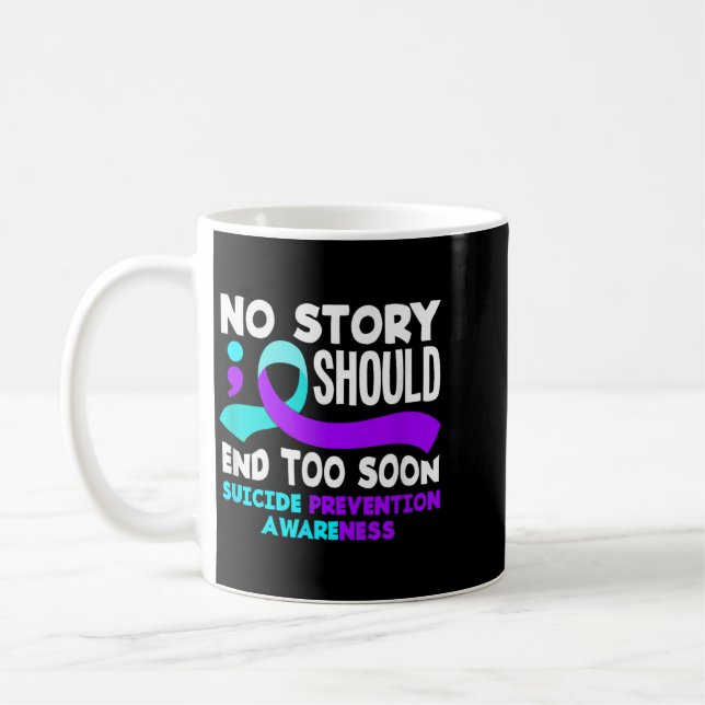 Mug Prévention de la fin prématurée d'une histoire Sen (Gauche)