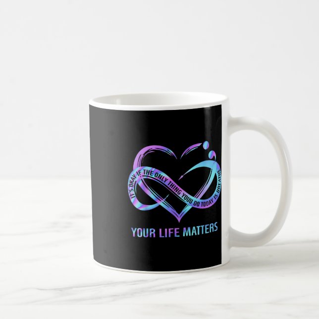 Mug Prévention de la prise de conscience du suicide de (Droite)