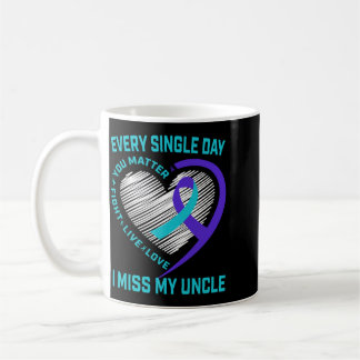 Mug Prévention de la sensibilisation de l'oncle cœur v