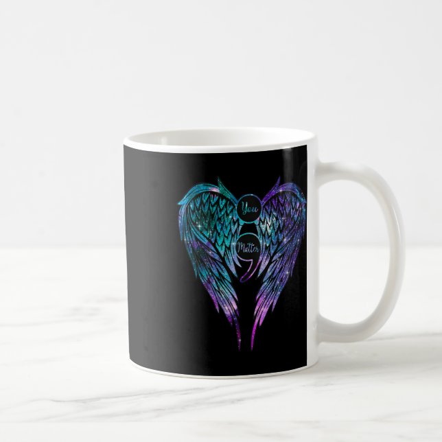 Mug Prévention du suicide Sensibilisation Votre Ange A (Droite)