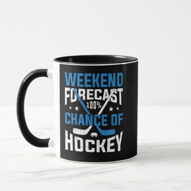 Mug Prévisions de fin de semaine 100 % Hockey (Gauche)