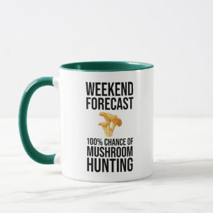Mug Prévisions de fin de semaine - Chasse aux champign
