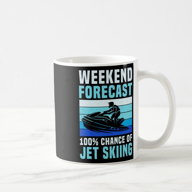 Mug Prévisions de week-end 100% de chances de faire du (Droite)