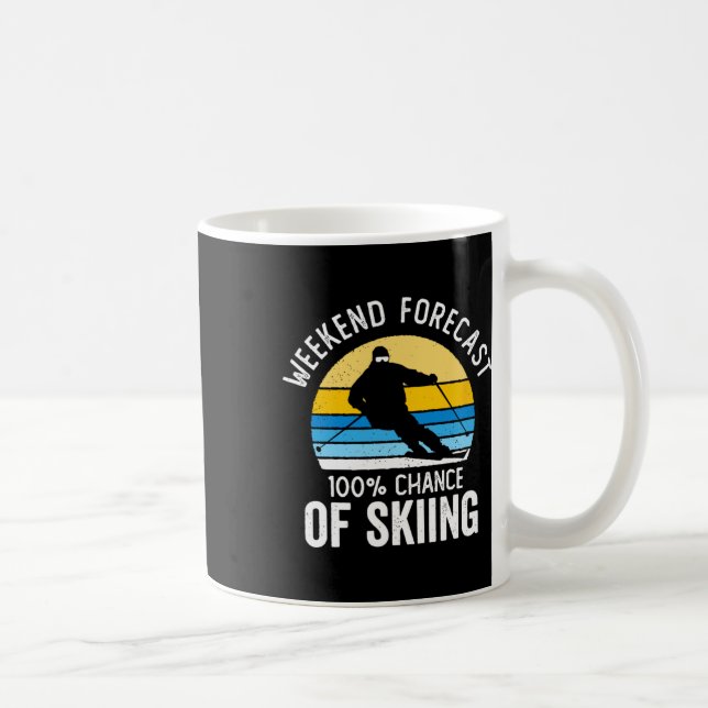 Mug Prévisions de week-end 100% de chances de soleil v (Droite)
