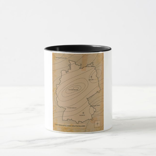 Mug Prévisions météorologiques de l'Allemagne (Centre)