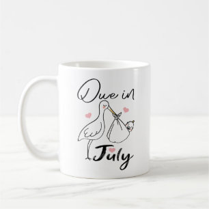 Mug Prévu pour juillet Cygne mignon portant un nouveau