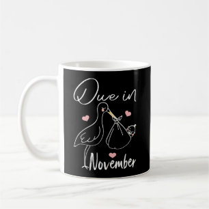 Mug Prévu pour novembre Cygne drôle portant un nouveau