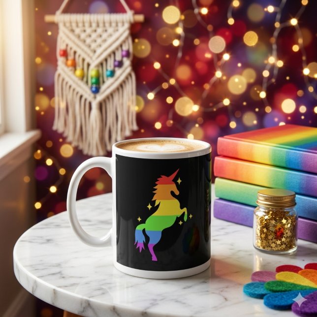 Mug PrideVibe Licorne Arc-en-ciel (Créateur téléchargé)