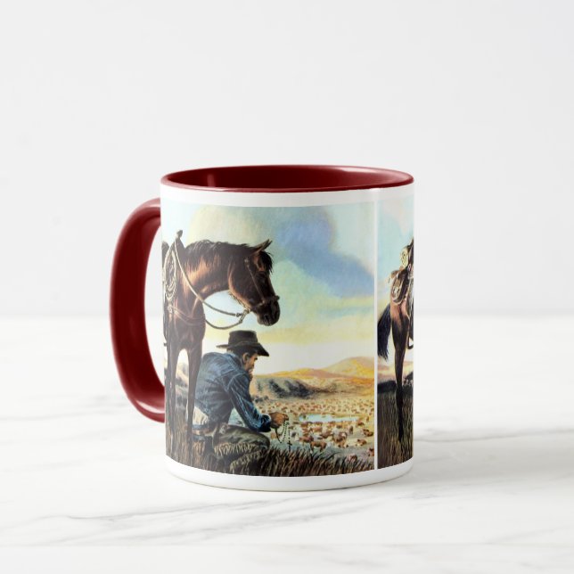 Mug Prier Cowboy (Devant gauche)