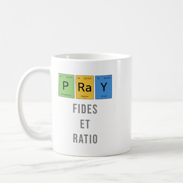 Mug Prier : Fides et Ratio (Foi et Raison) (Gauche)