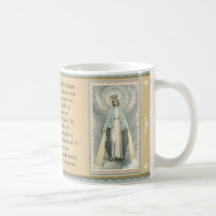 Mug Prière bénie de Vierge Marie Memorare