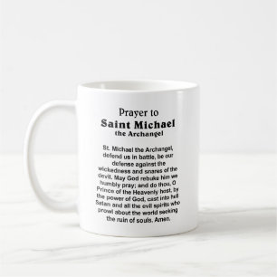 Mug Prière catholique pour la protection et le courage