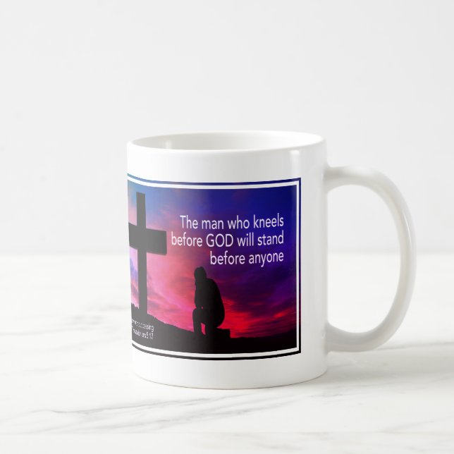 Mug Prière chrétienne PERSONNALISÉE POUR UN PÈRE INCRO (Droite)