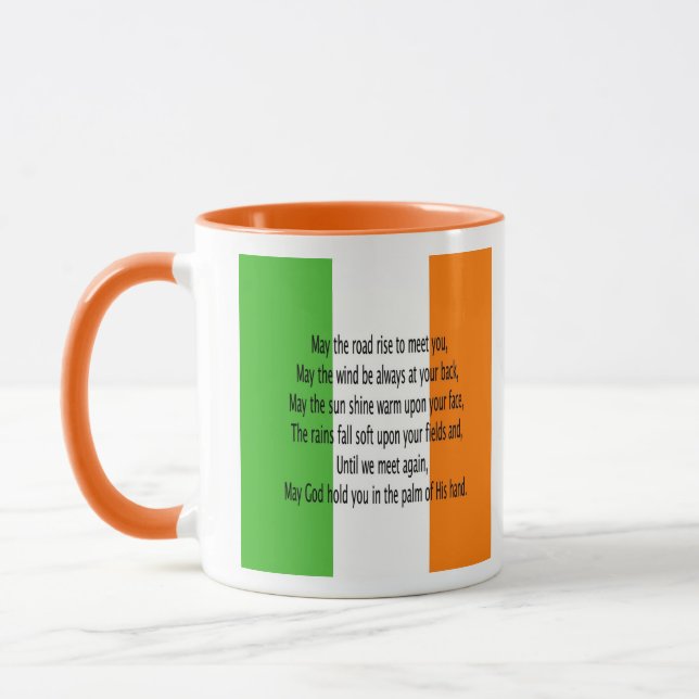 Mug Prière de bénédiction irlandaise (Gauche)
