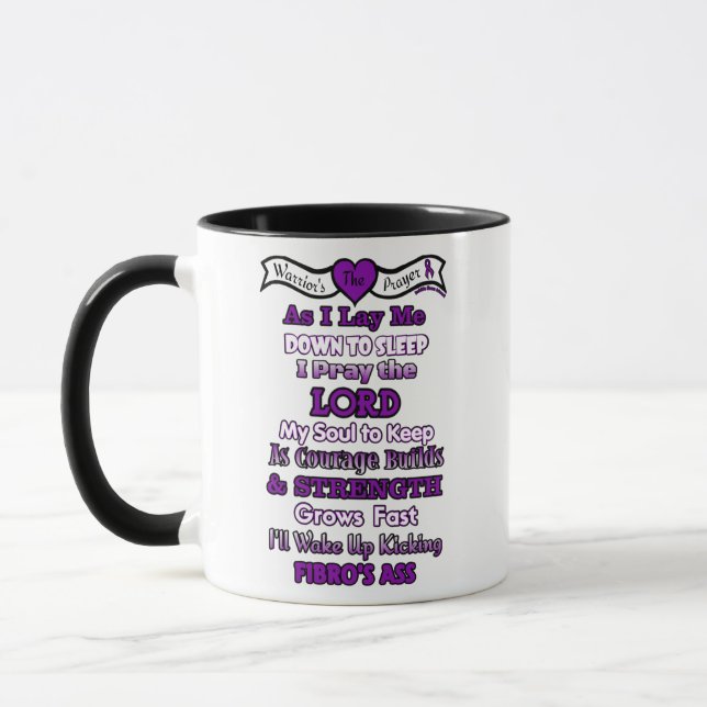 Mug Prière du guerrier...Fibro (Gauche)