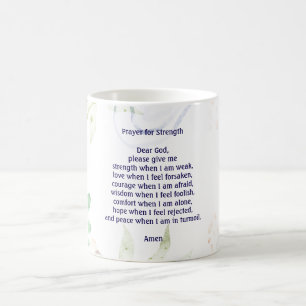 Mug Prière personnalisable pour une force colorée
