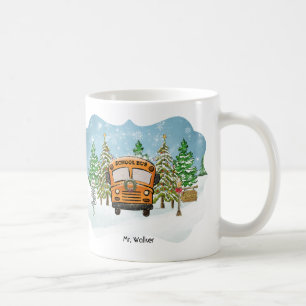 Mug Prière personnalisée du conducteur de bus scolaire