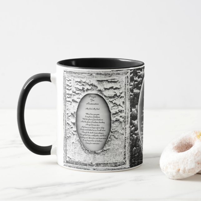 Mug Prière pour la restauration (Avec donut)