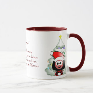 Mug Prière pour la sérénité - Musique de Noël