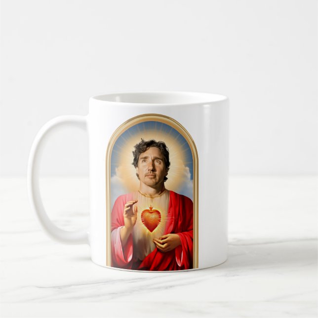 Mug Prière Saint Justin Trudeau (Gauche)