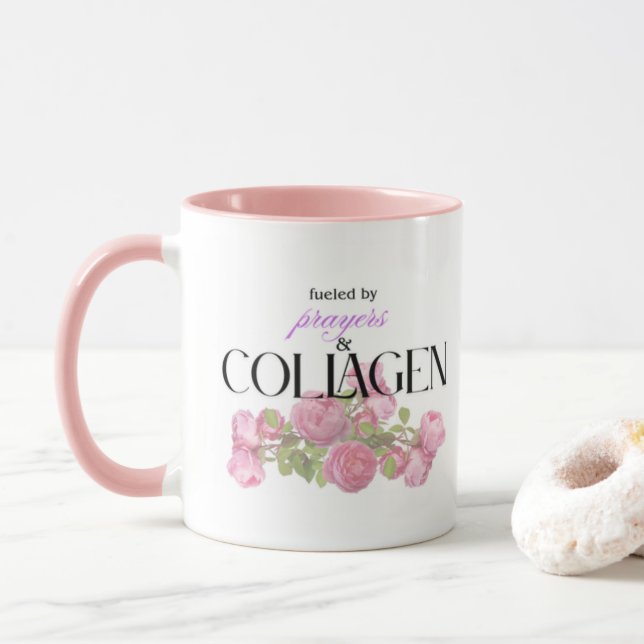 Mug prières et collagène (Avec donut)