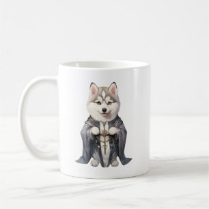 Mug Priest King Siberian Husky Dog