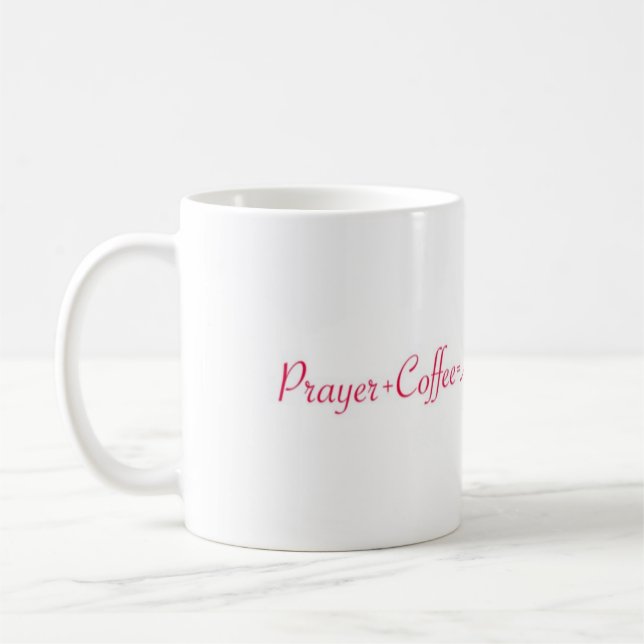 Mug Priez plus le café (Gauche)