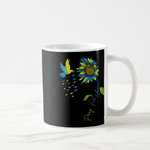 Mug Priez pour le tournesol du drapeau ukrainien Ukrai