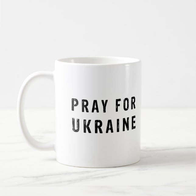 Mug Priez pour l'Ukraine (Gauche)