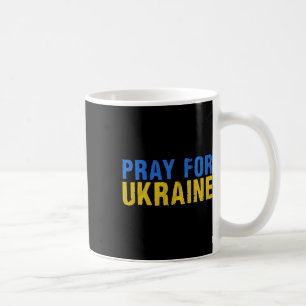 Mug Priez pour l'Ukraine Je suis avec l'Ukraine T-shir