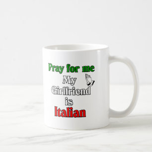 Mug Priez pour moi que mon amie est italienne