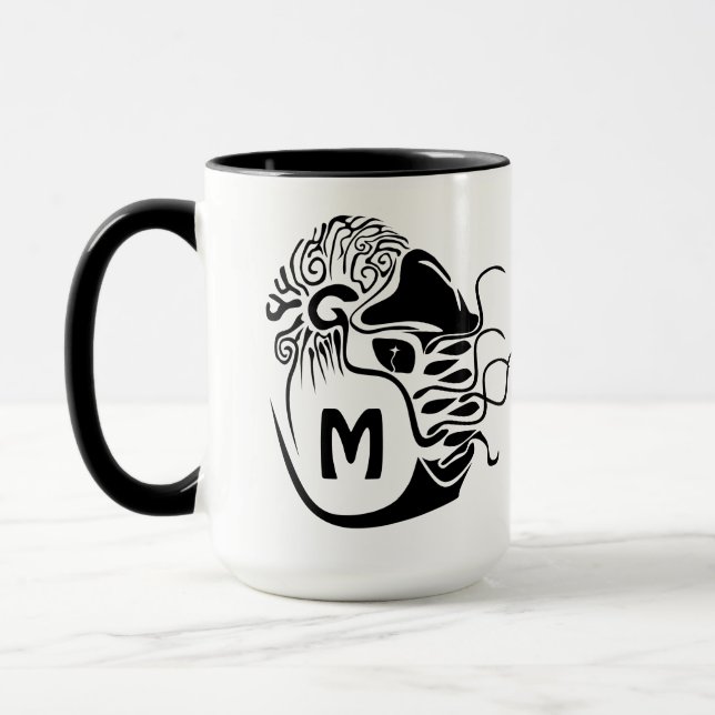 Mug Primitive Chambered Nautilus Monogram (Gauche)