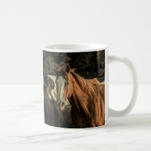 Mug Primitive rustique de l'ouest cheval sauvage