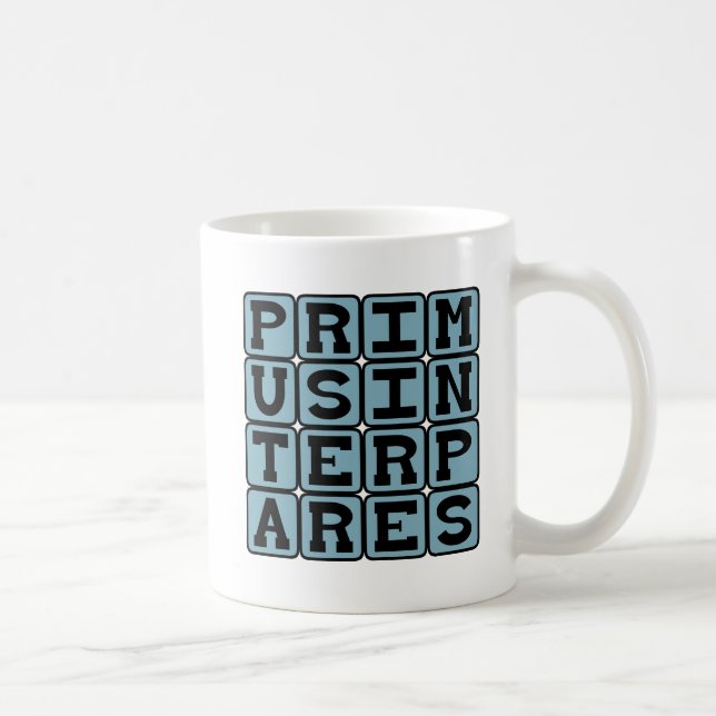 Mug Primus Inter Pares, Premier Parmi Les Égal (Droite)