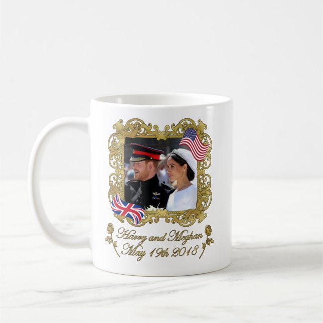 Mug Prince Harry et Meghan Markle Mariage royal (Gauche)