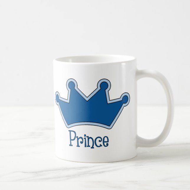 Mug Prince personnalisable - Couronne (Droite)