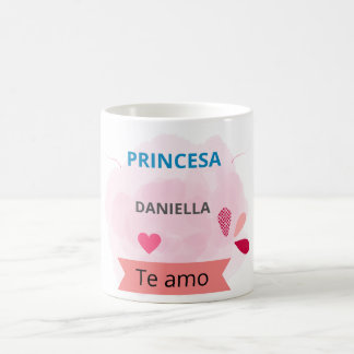 Mug Princesa Daniella te amo