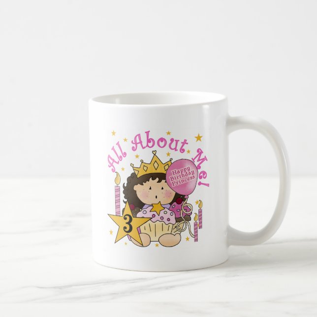 Mug Princess All About Me 3e Anniversaire Tshirts (Droite)