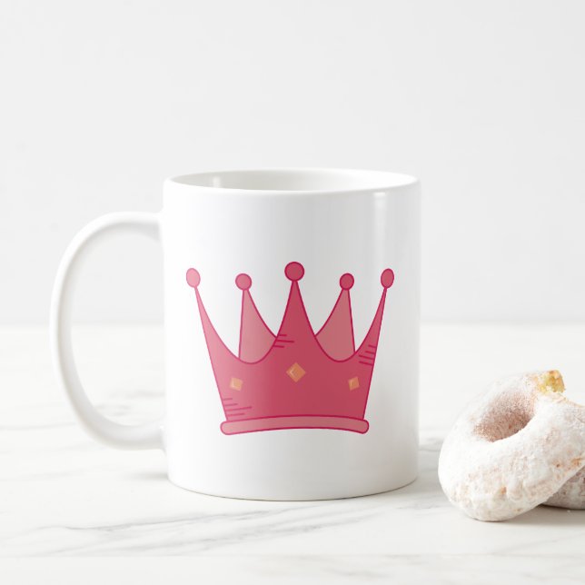 Mug Princesse Couronne (Avec donut)