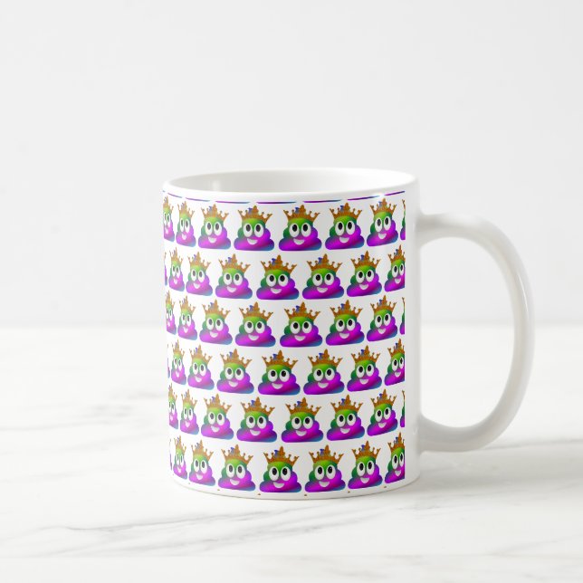 Mug Princesse Crown Rainbow Emoji Poop (Droite)