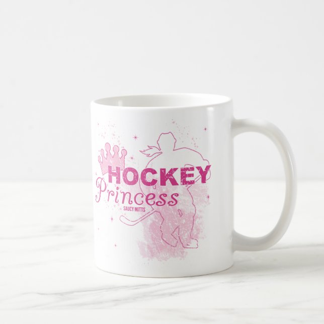 Mug Princesse de hockey (Droite)