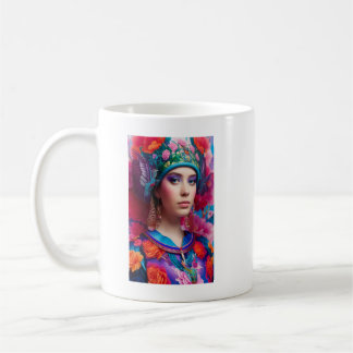 Mug Princesse élégante avec chapeau floral