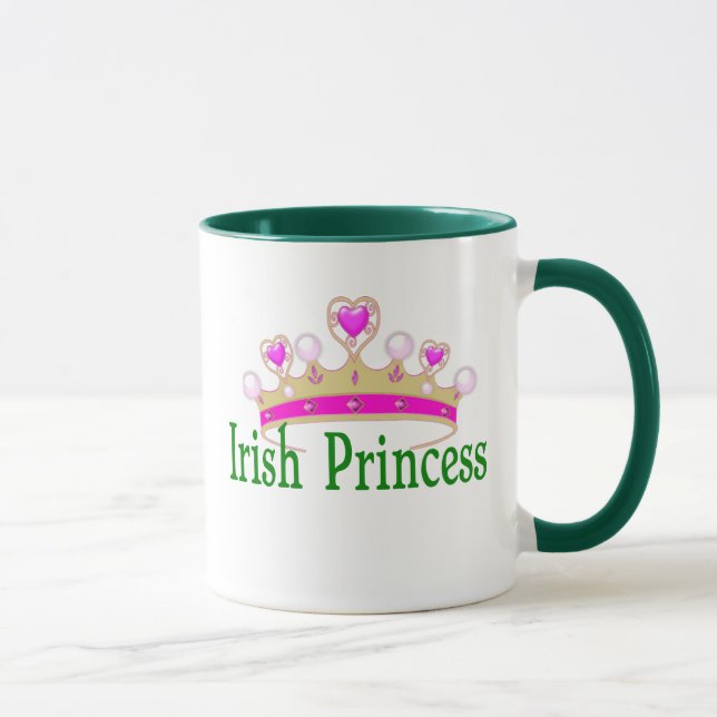 Mug Princesse irlandaise Jour de la Saint Patrick Coff (Droite)