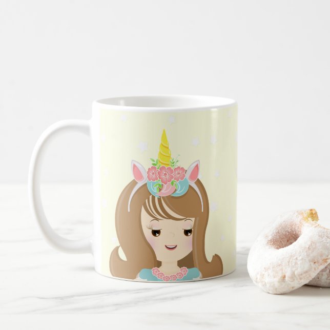 Mug Princesse Licorne (Avec donut)