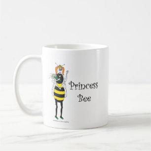 Mug Princesse mignonne Bee de bande dessinée