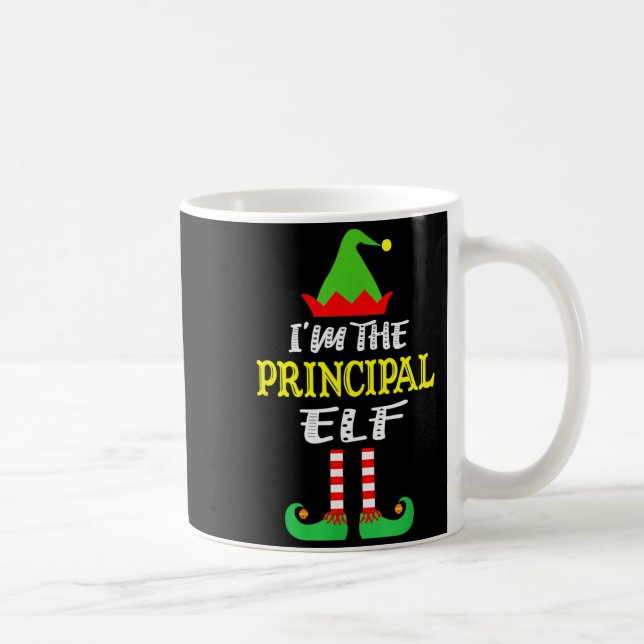Mug Principal Elf Matching Family Group Christmas  (Droite)