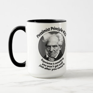 Mug Principe pessimiste n° 22 : Expérience