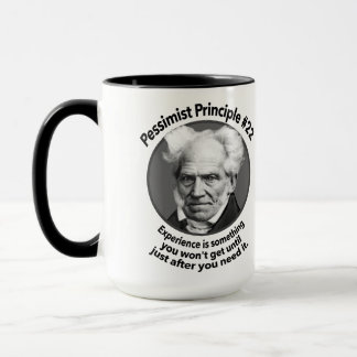 Mug Principe pessimiste n° 22 : Expérience